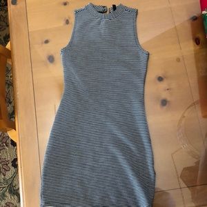 H&M tight striped dress
